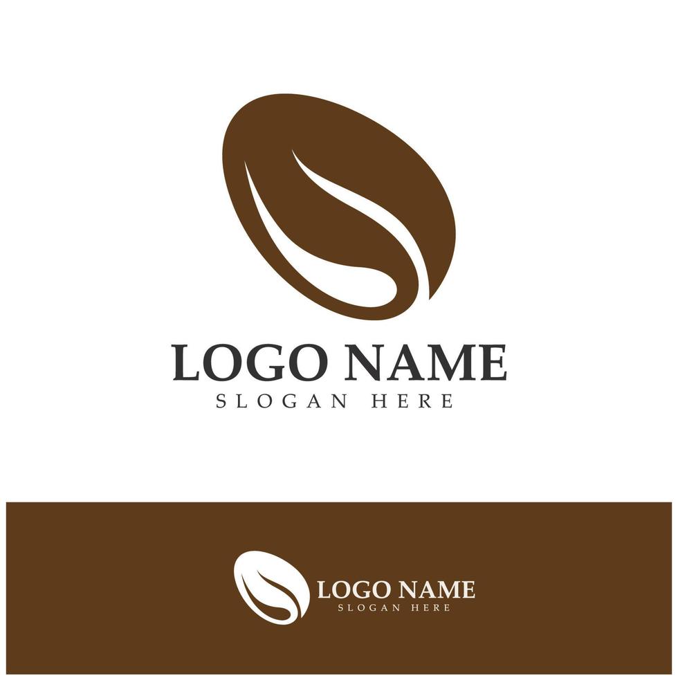 coffee bean icon vector