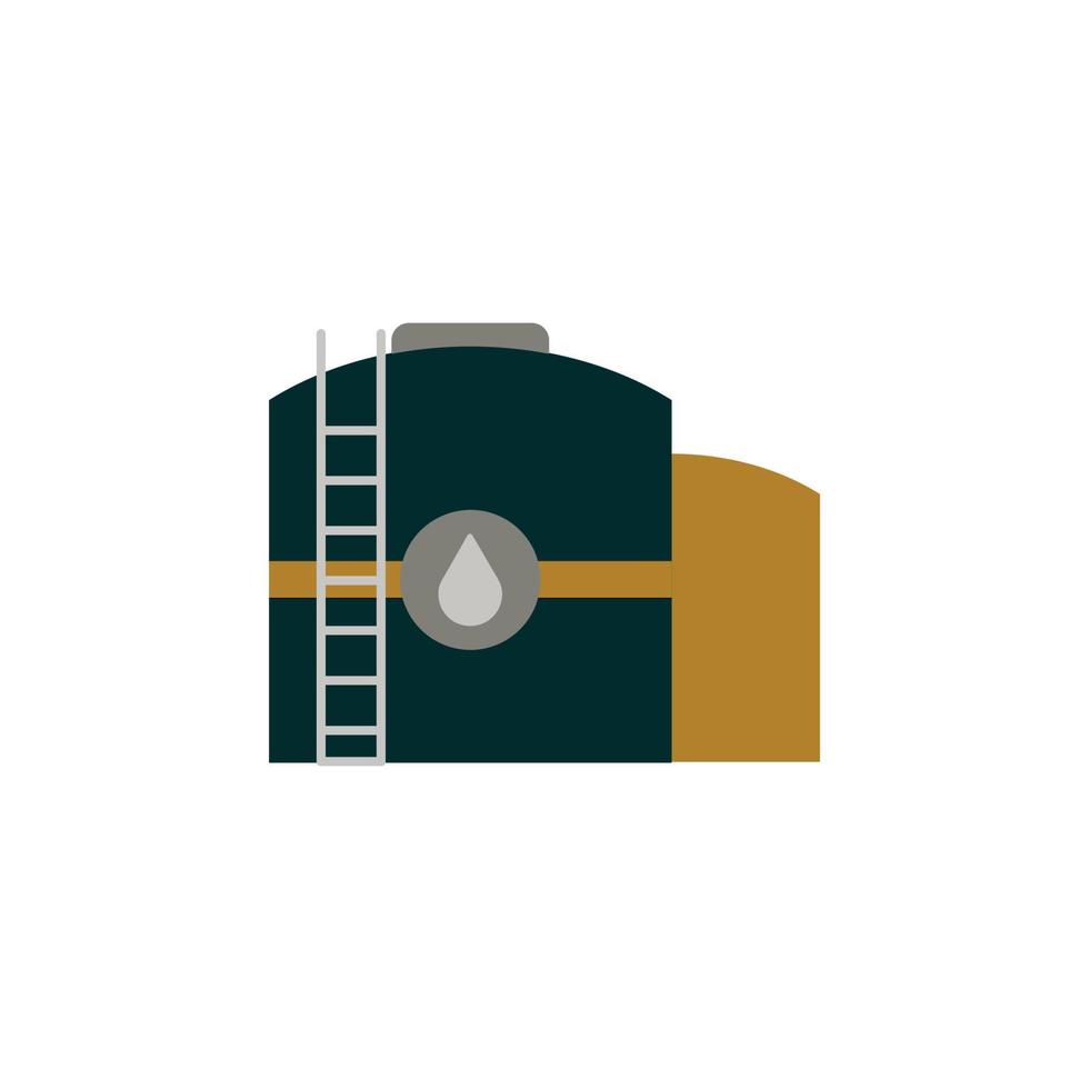 the oil storage icon is perfect for your app, web or additional projects vector