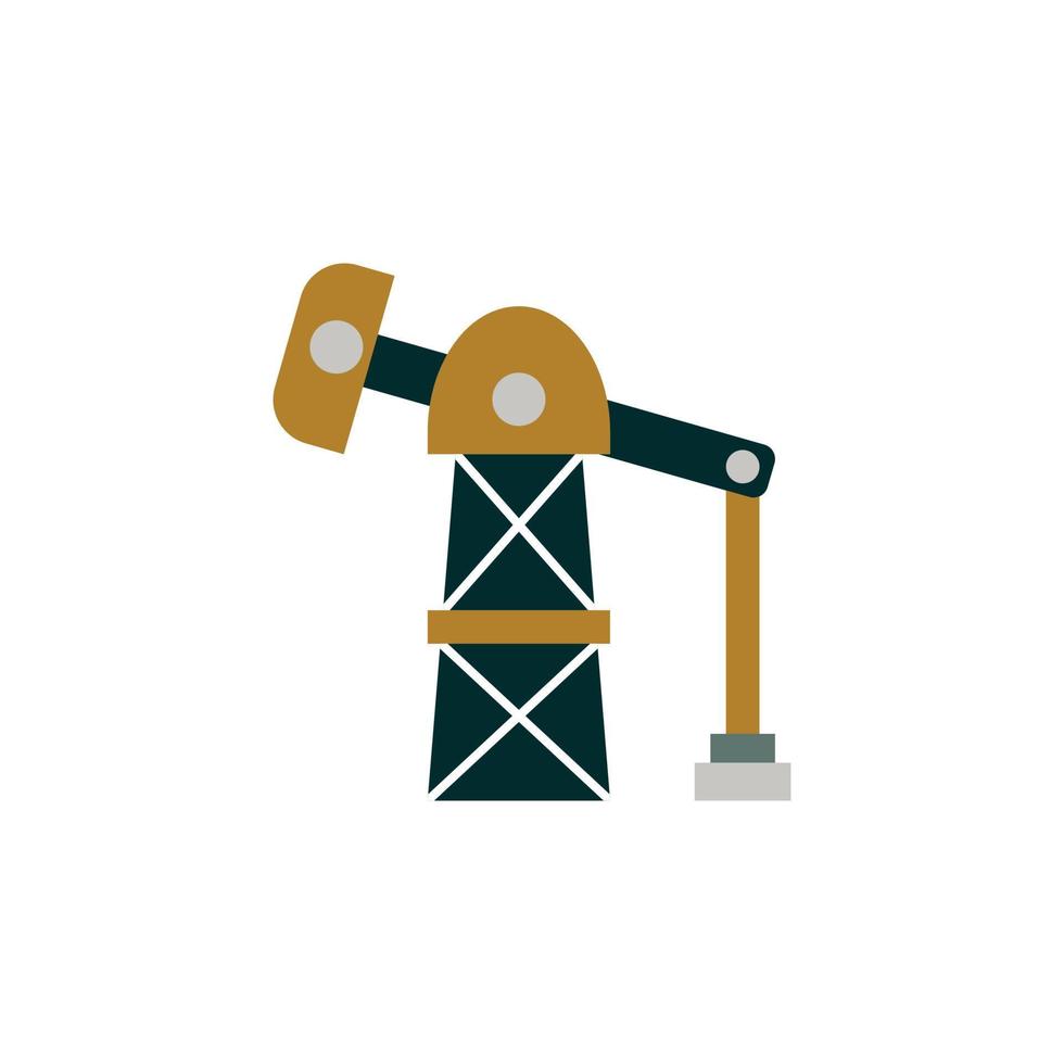 oil mine icon perfect for your app, web or additional projects vector