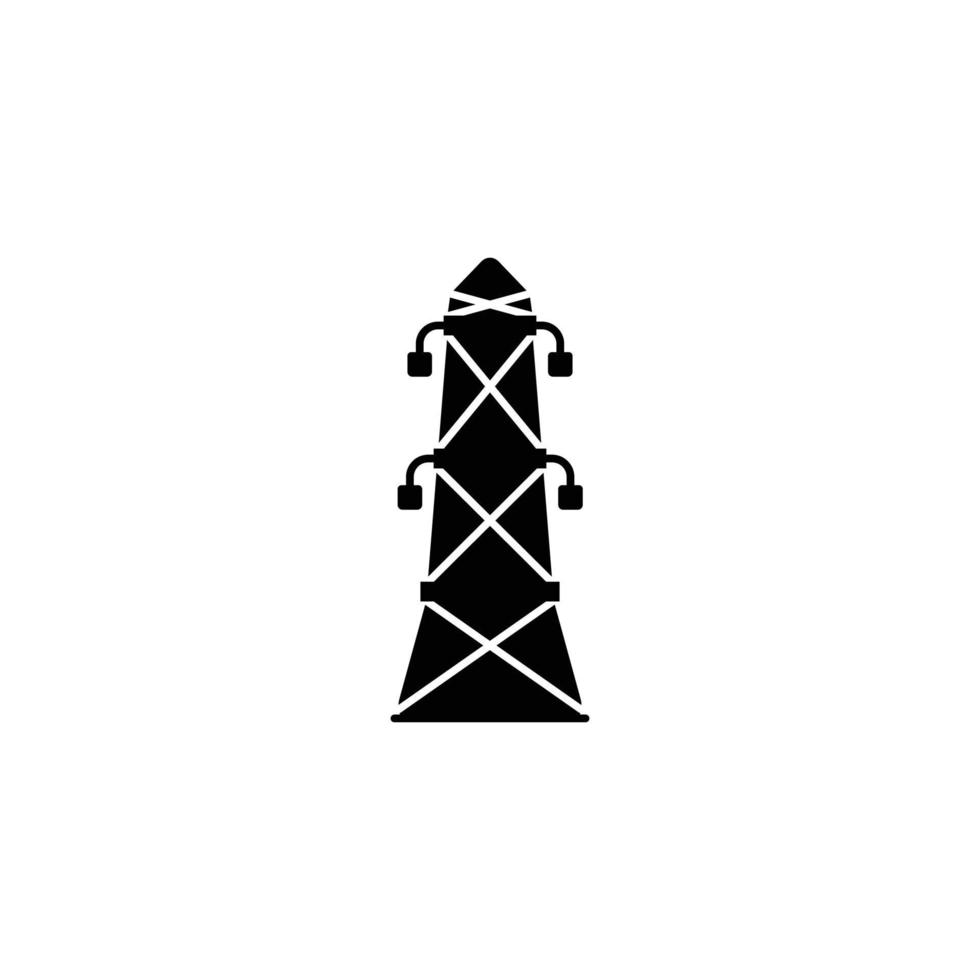 icono de torre eléctrica perfecto para su aplicación, web o proyectos adicionales vector