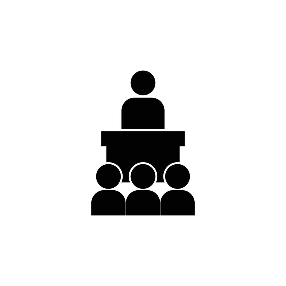 seminar icon suitable for your application, web, or additional project vector