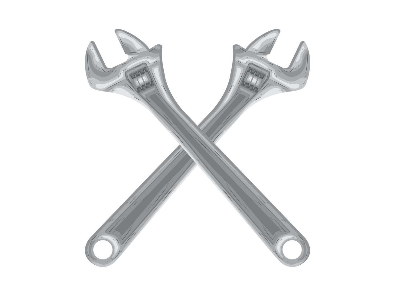 wrench Engineers day tools element vector engineering equipment illustration labor day job worker