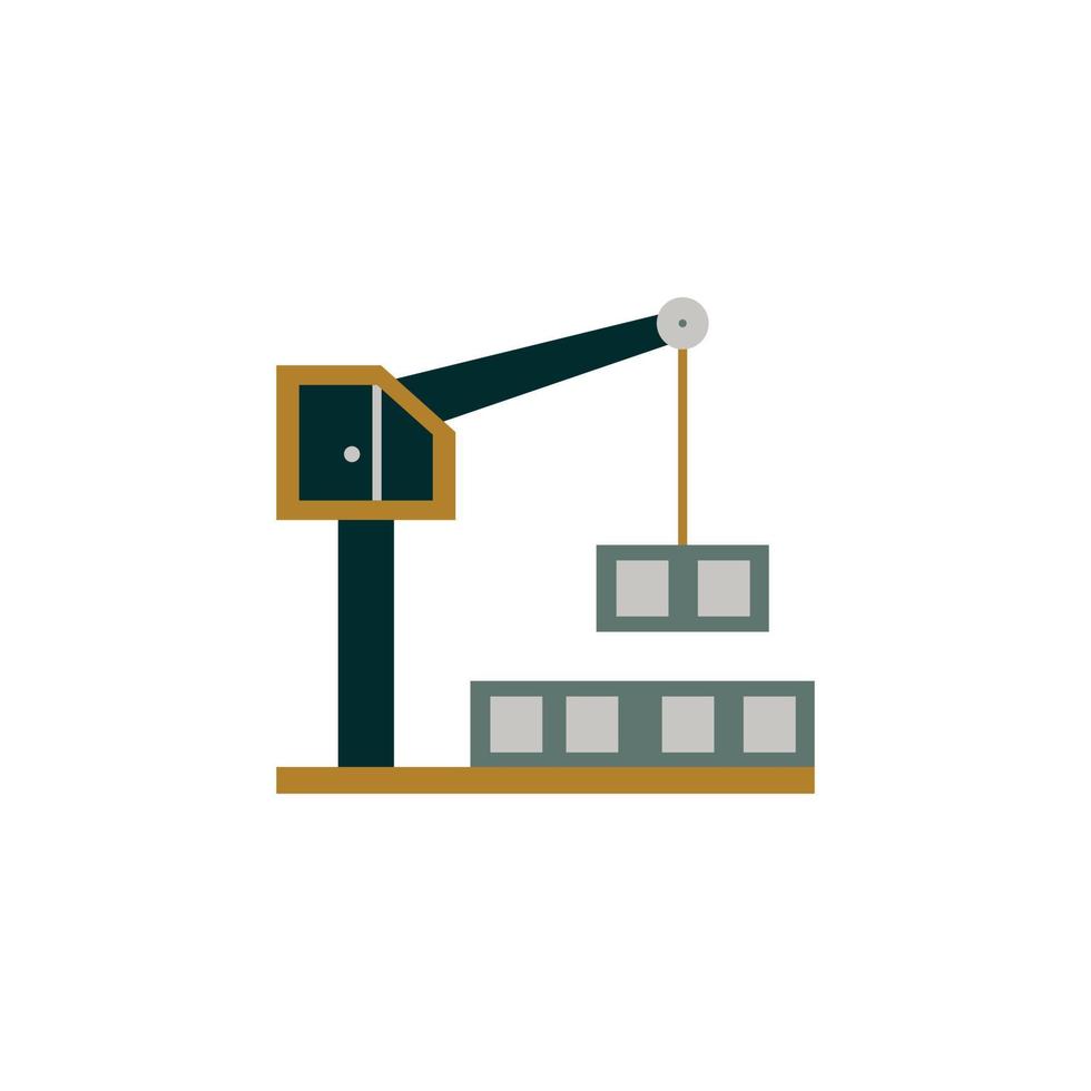 industrial crane icons perfect for your app, web or additional projects vector