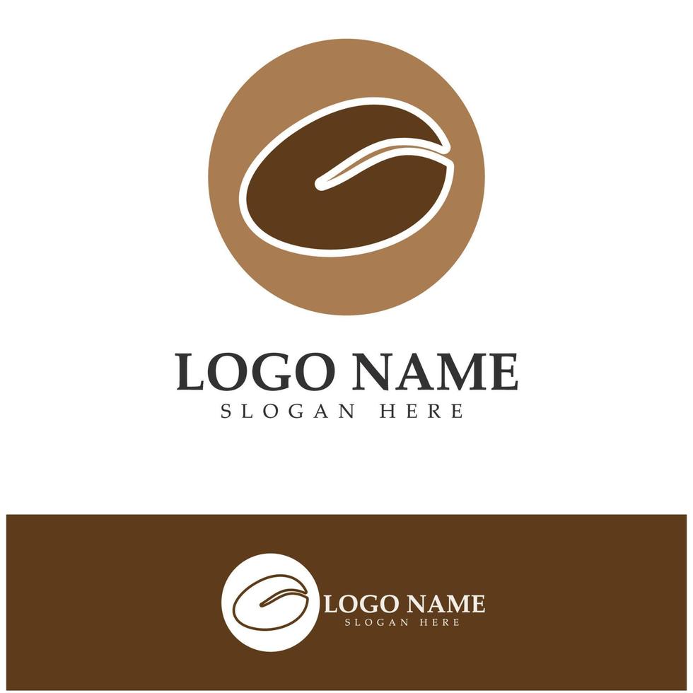 coffee bean icon vector