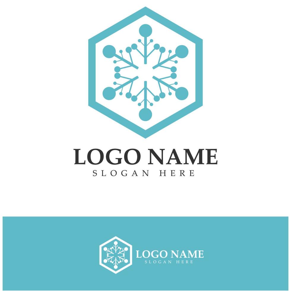 Neuron logo or nerve cell logo design,molecule logo illustration template icon with vector concept