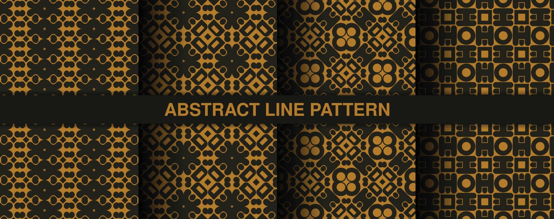 Collection of seamless ornamental ethnic patterns vector