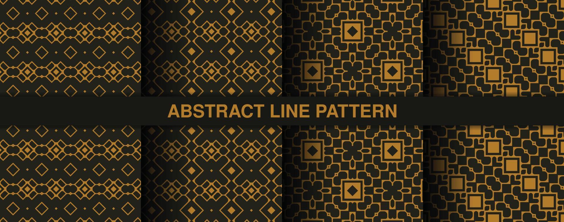 Collection of seamless ornamental ethnic patterns vector