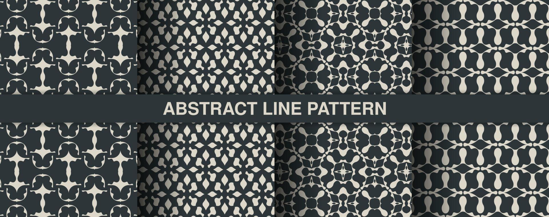 Collection of seamless ornamental ethnic patterns vector