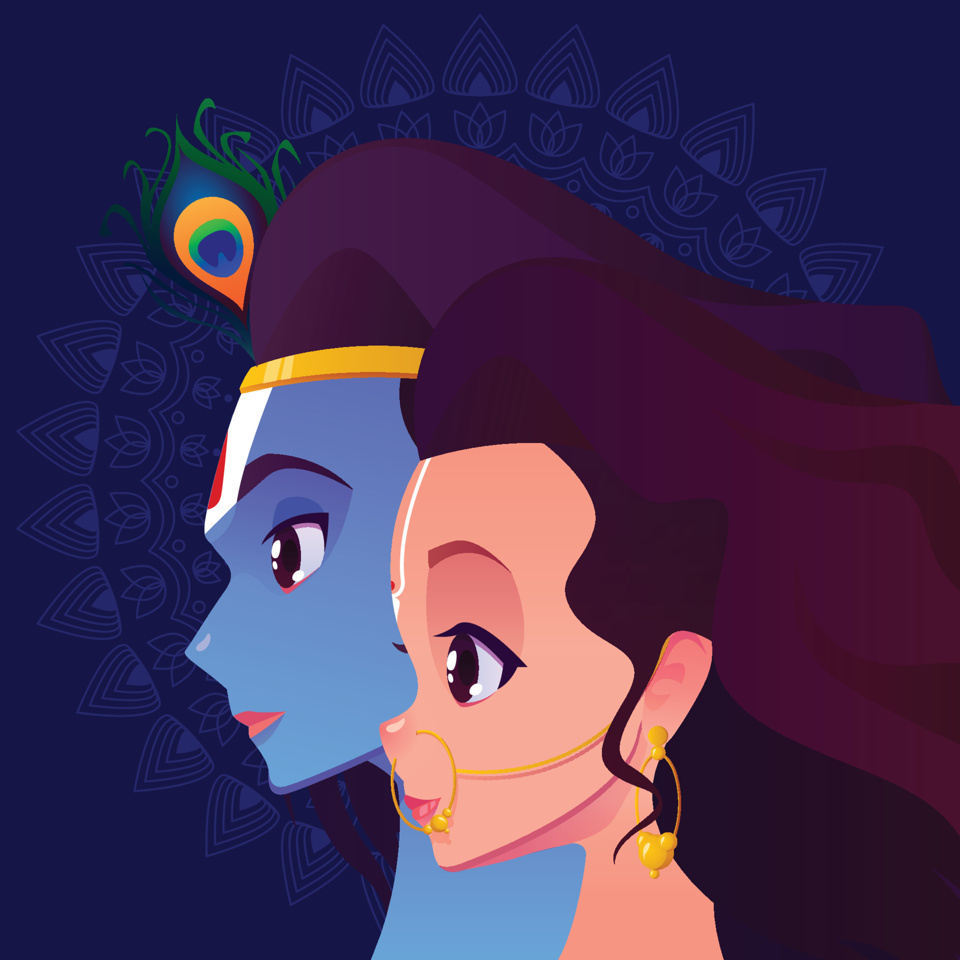 Shree Krishna with Radha Janmashtami Indian festival template design 9291041 Vector Art at Vecteezy Shree Krishna with Radha Janmashtami Indian festival template design 9291041 Vector Art at Vecteezy