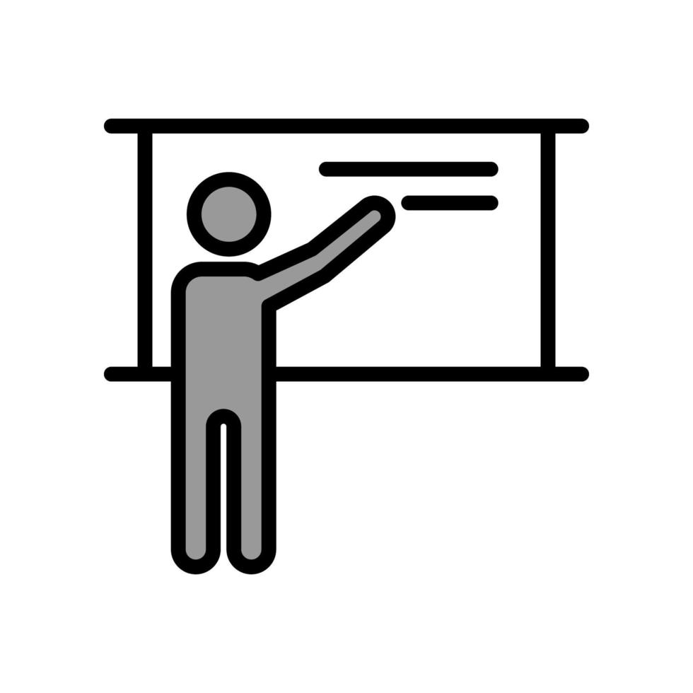 Teacher icon template vector