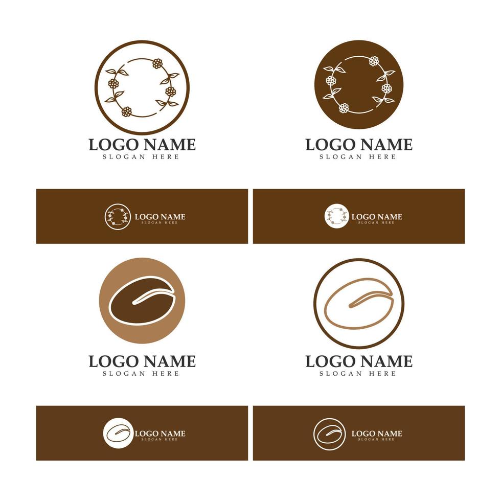 vector de icono de grano de café