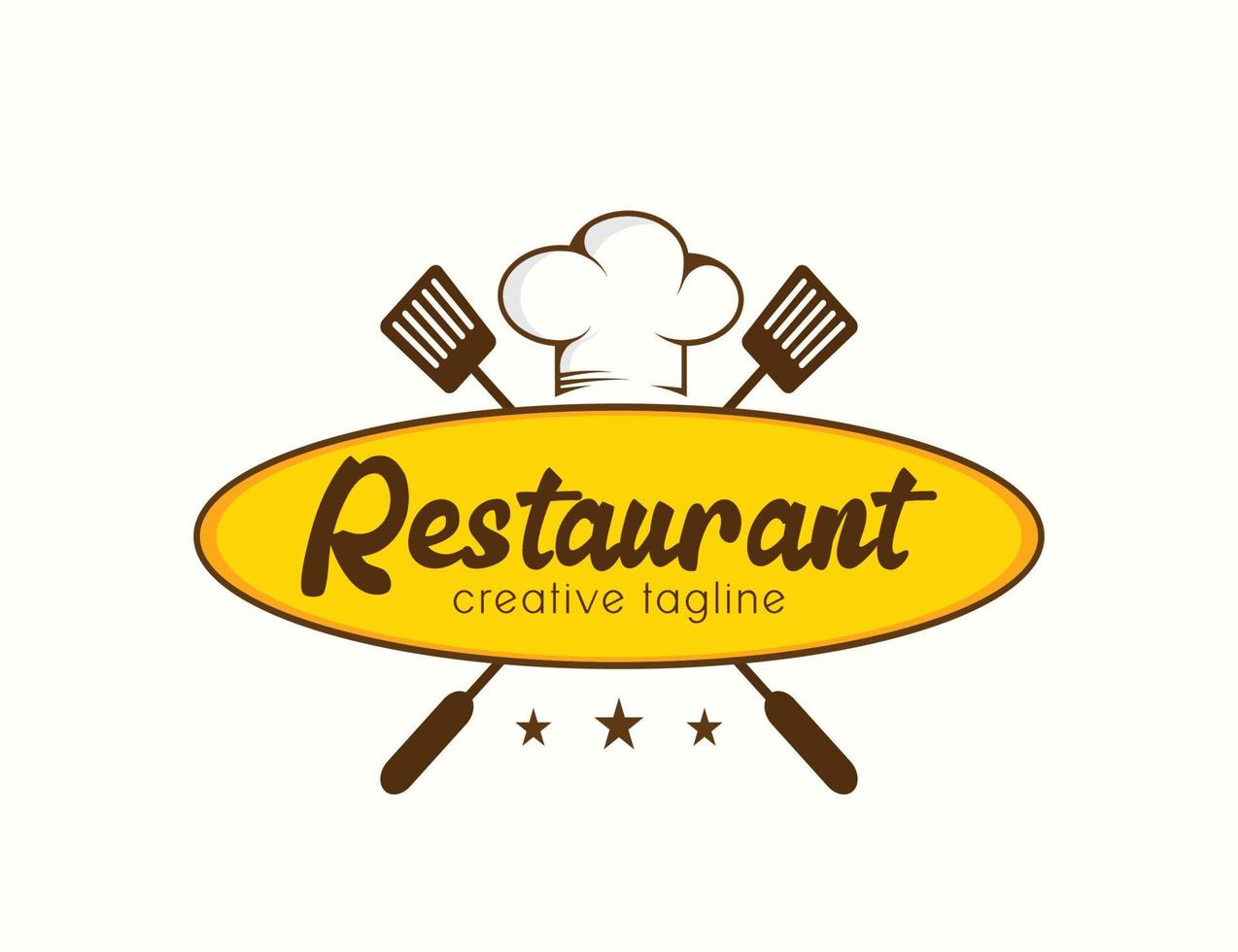 Restaurant logo design vector