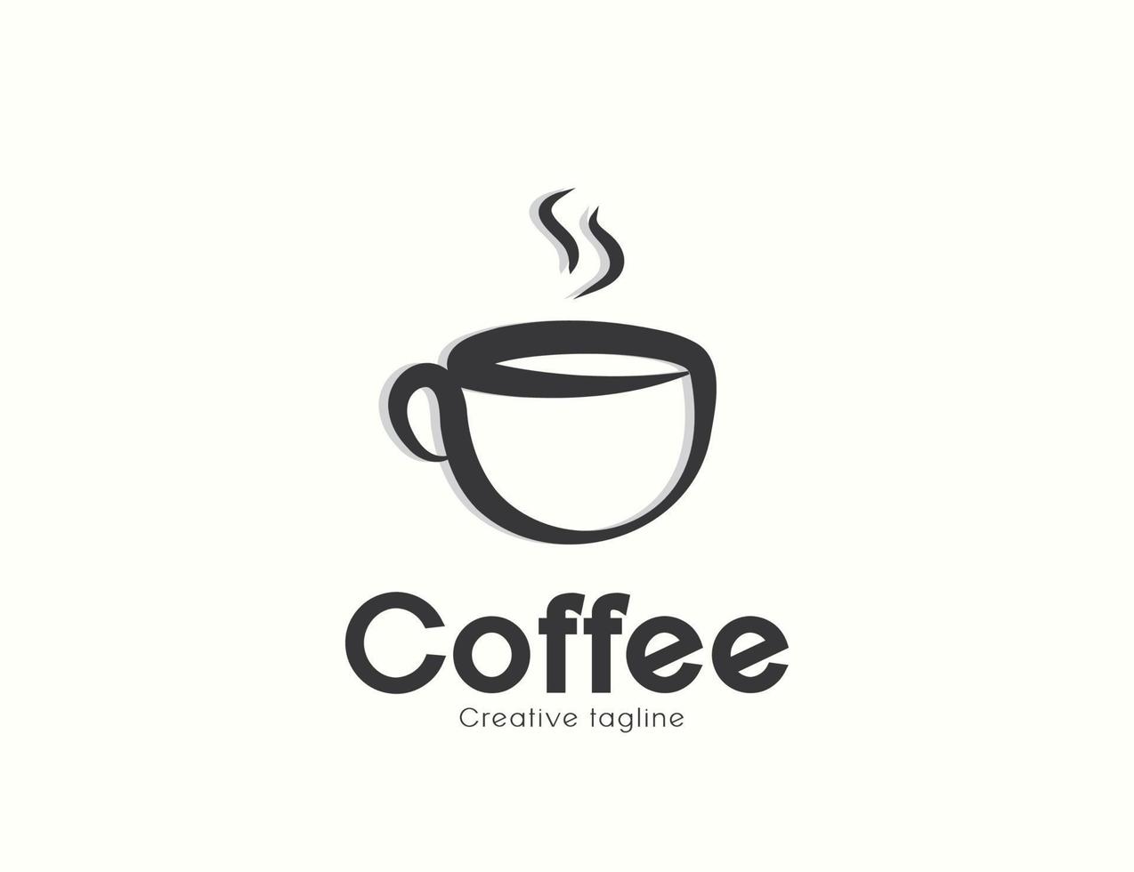 Coffee logo design vector