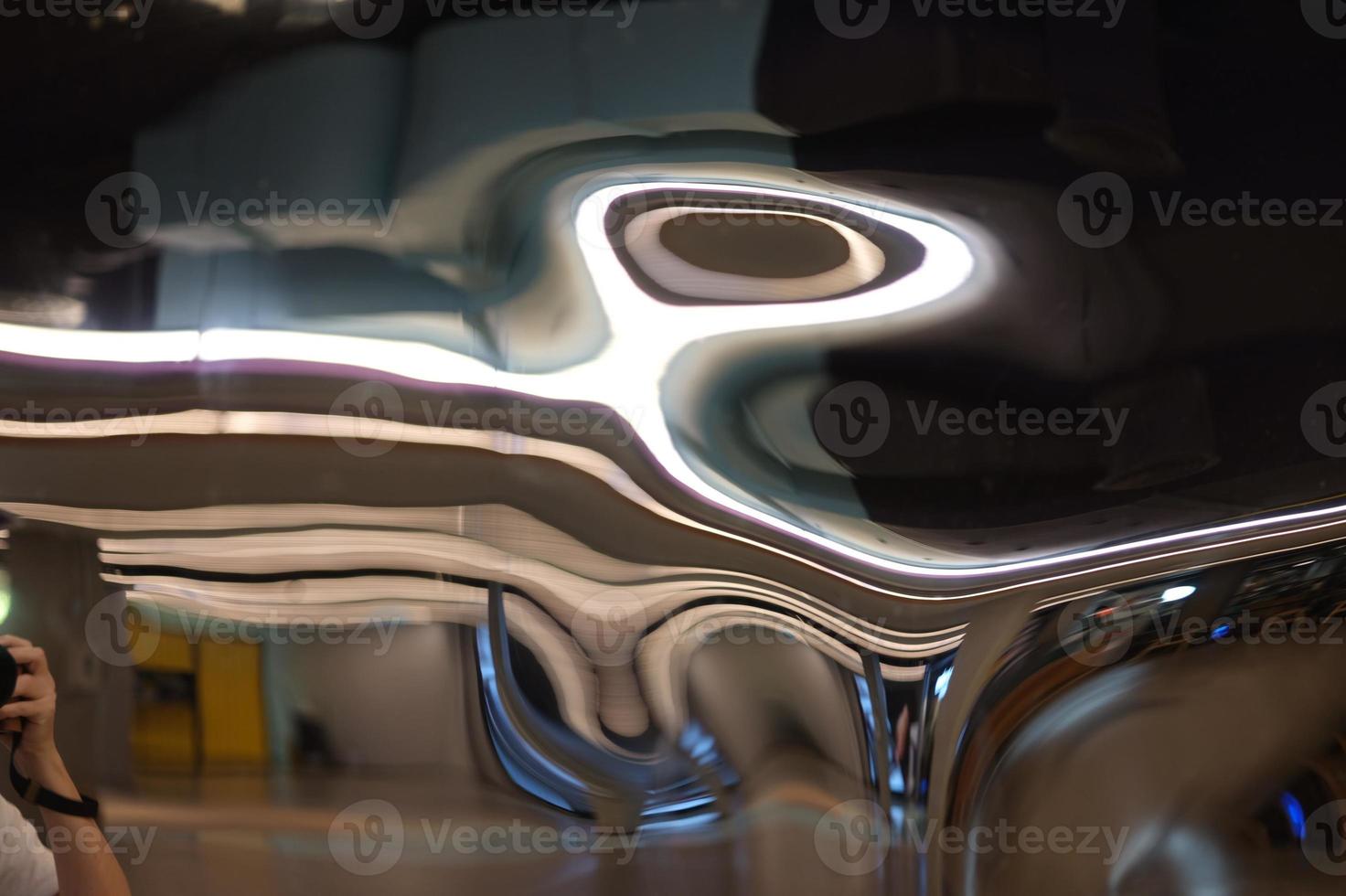reflex of aluminium texture and background . photo
