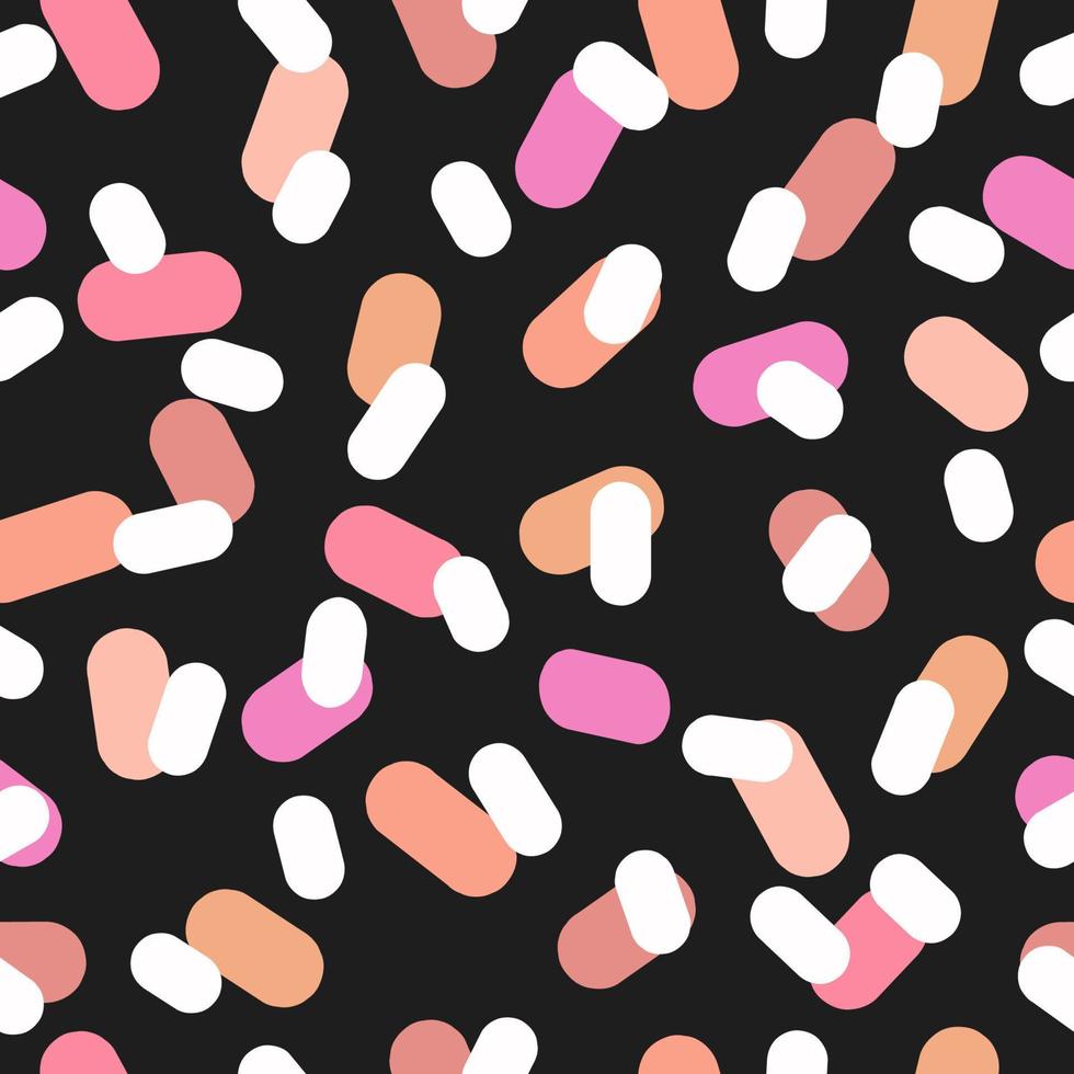 Vector modern seamless pattern with colorful hand draw abstract spots, doodles. Use it for wallpaper, textile print, pattern fills, web page, surface textures, wrapping paper