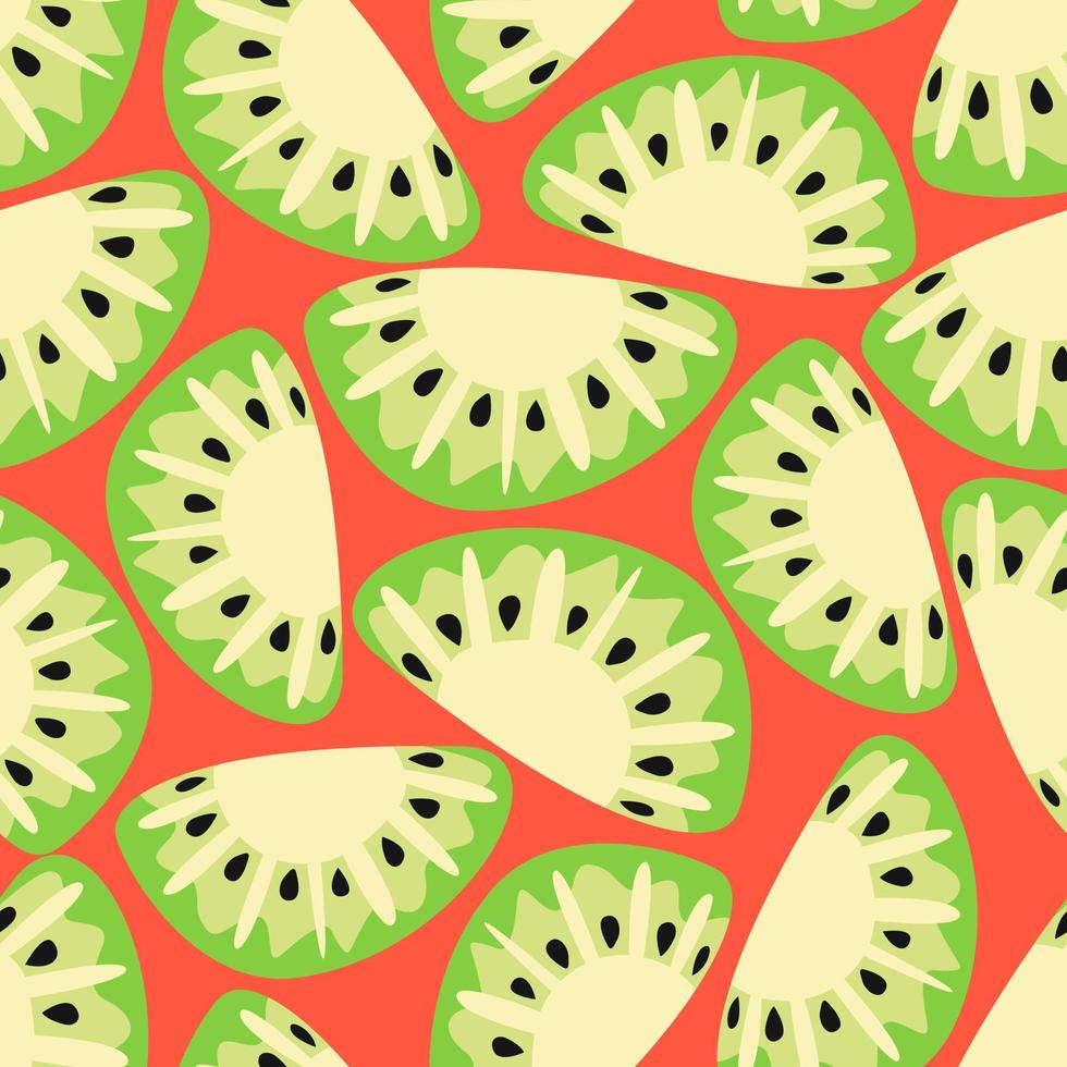 Kiwi Pattern Kiwi Fruit Love Kiwis Art Print