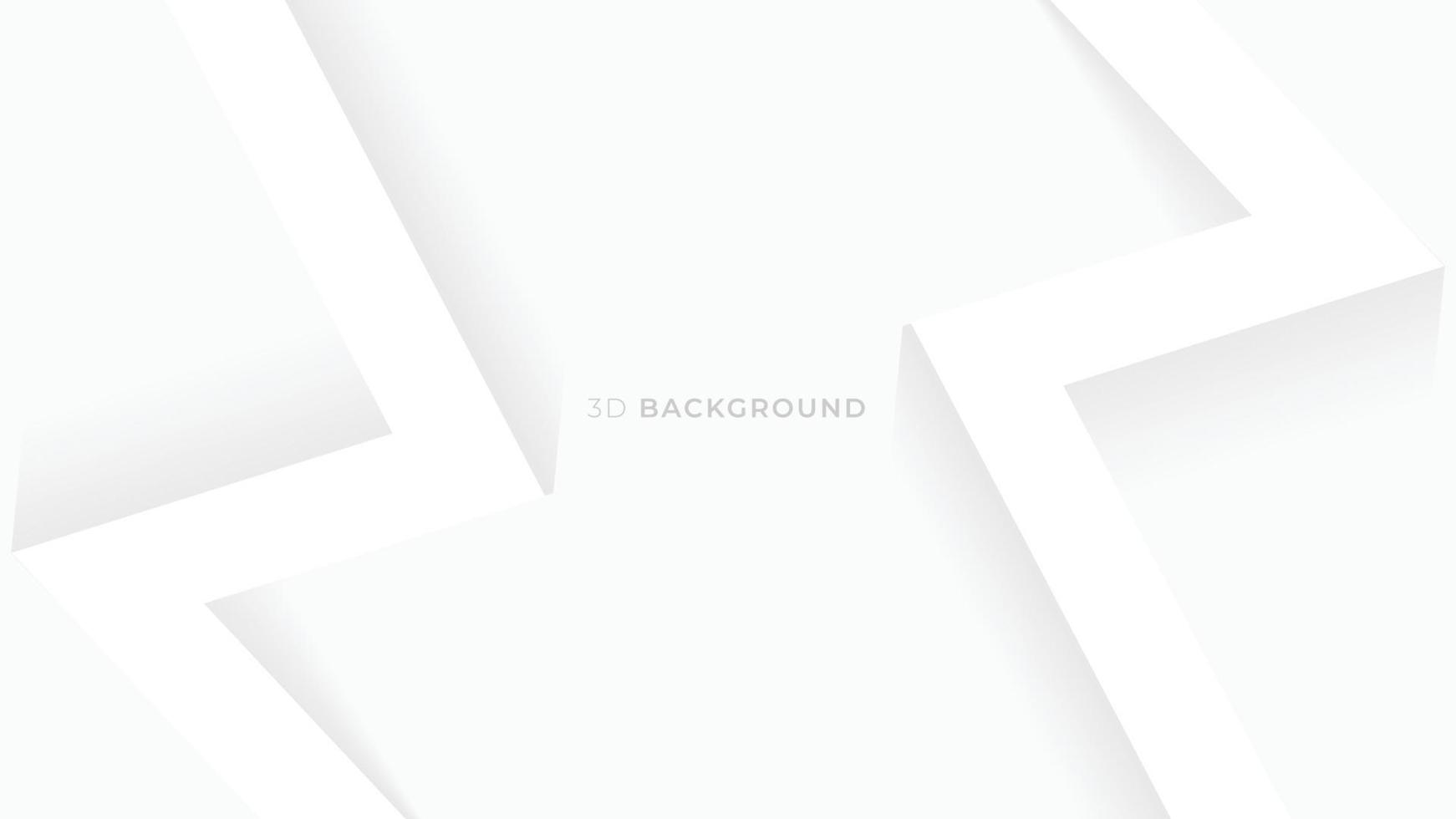 Minimalist white frame background. Elegant premium background. Futuristic design concept. Vector illustration