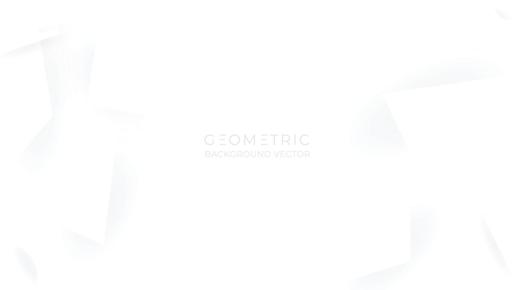 fondo blanco y gris geométrico abstracto. concepto moderno para banner, web, encabezado, portada, cartelera, folleto, medios sociales, página de destino. ilustración vectorial vector