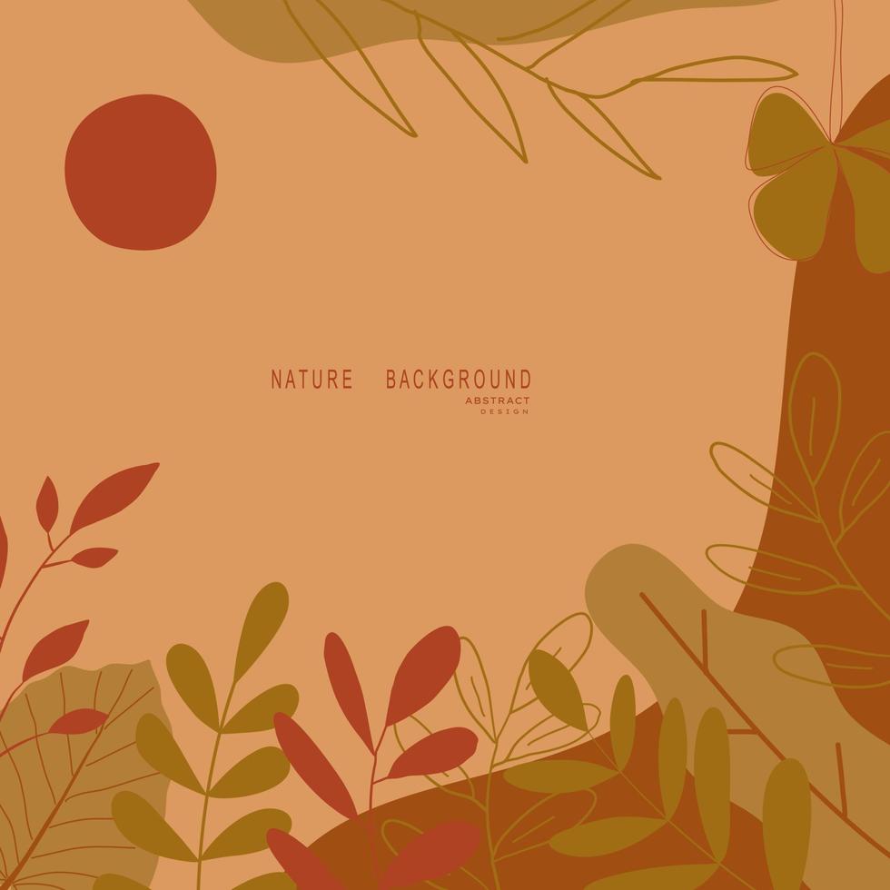 Nature abstract backgrounds.minimal trendy style. various shapes set up design templates good for background card greeting wallpaper brochure flier invitation and other. vector illustration