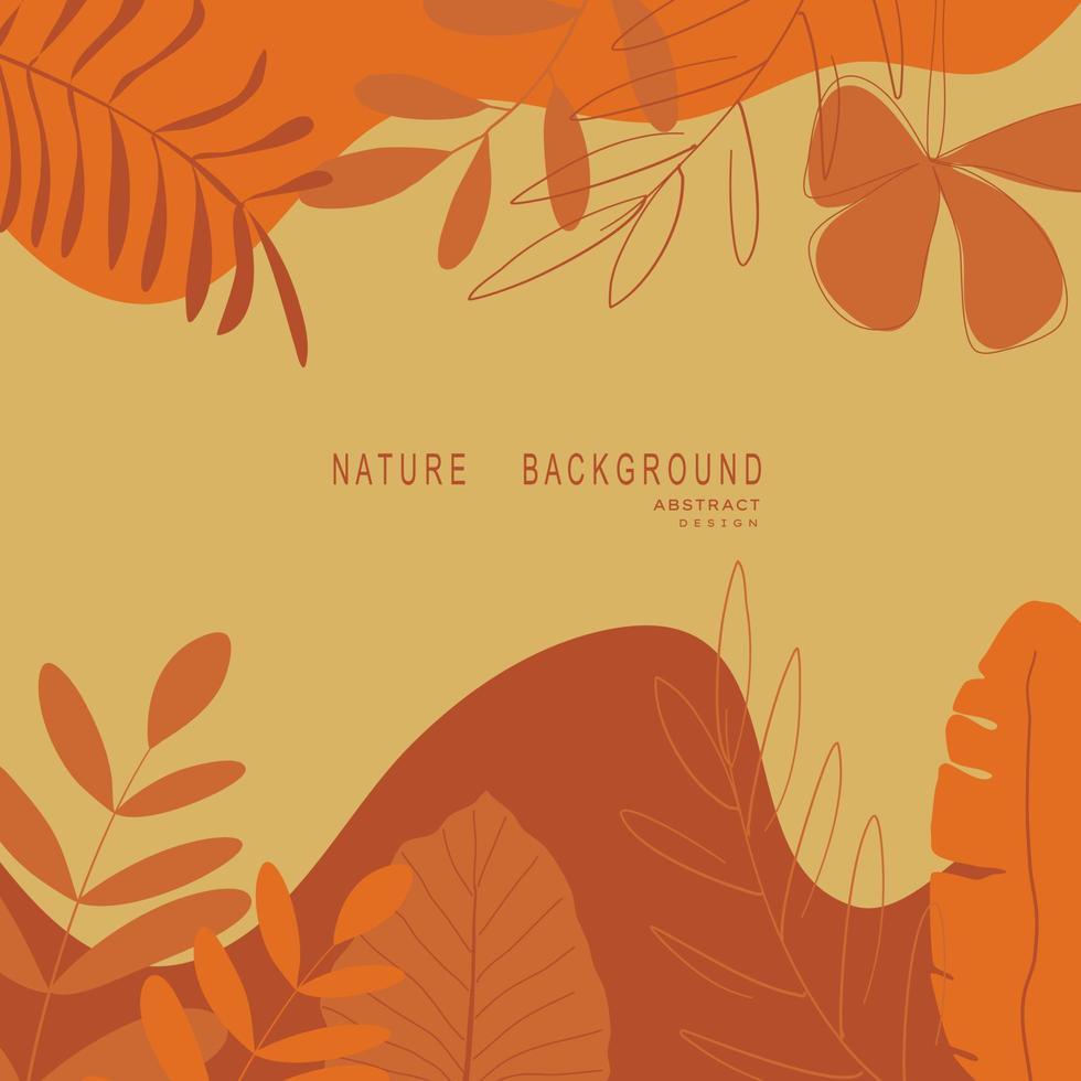 Nature abstract backgrounds.minimal trendy style. various shapes set up design templates good for background card greeting wallpaper brochure flier invitation and other. vector illustration