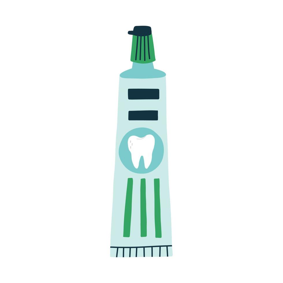 Toothpaste tube isolated vector