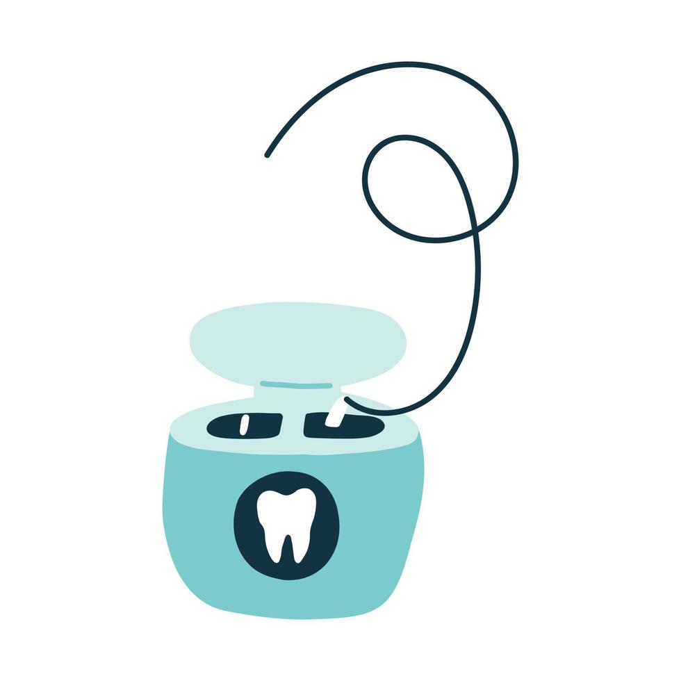 Dental Floss Case vector