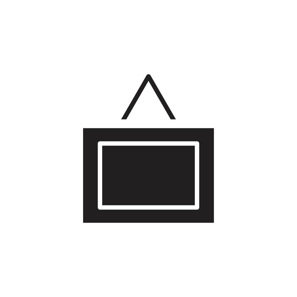 wall frame vector for website symbol icon presentation