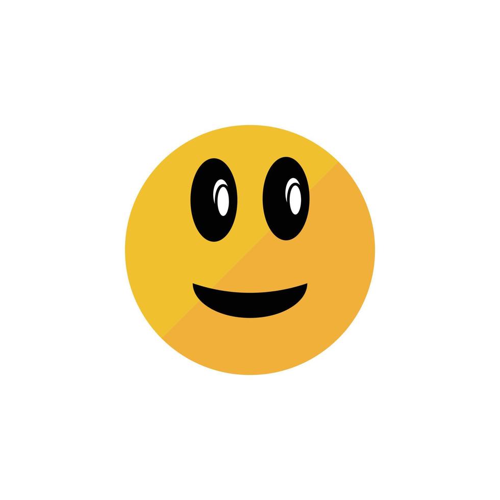 vector de cara emoji para presentación de icono de símbolo de sitio web