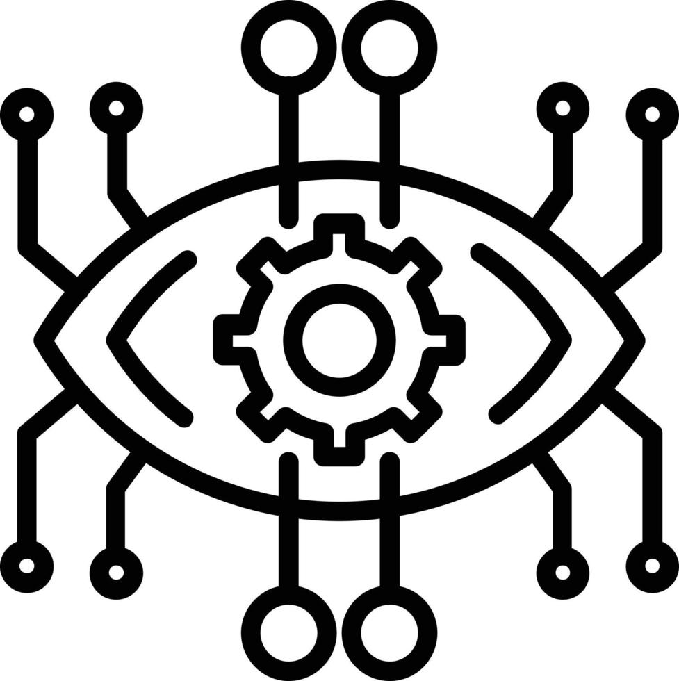 Implant Vector Line Icon