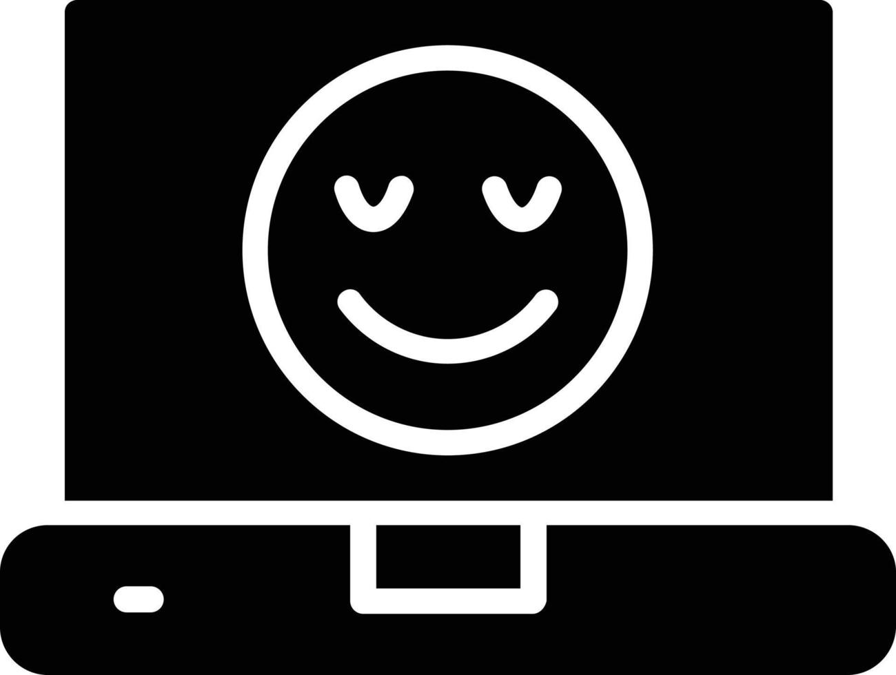 Smile Vector Glyph Icon