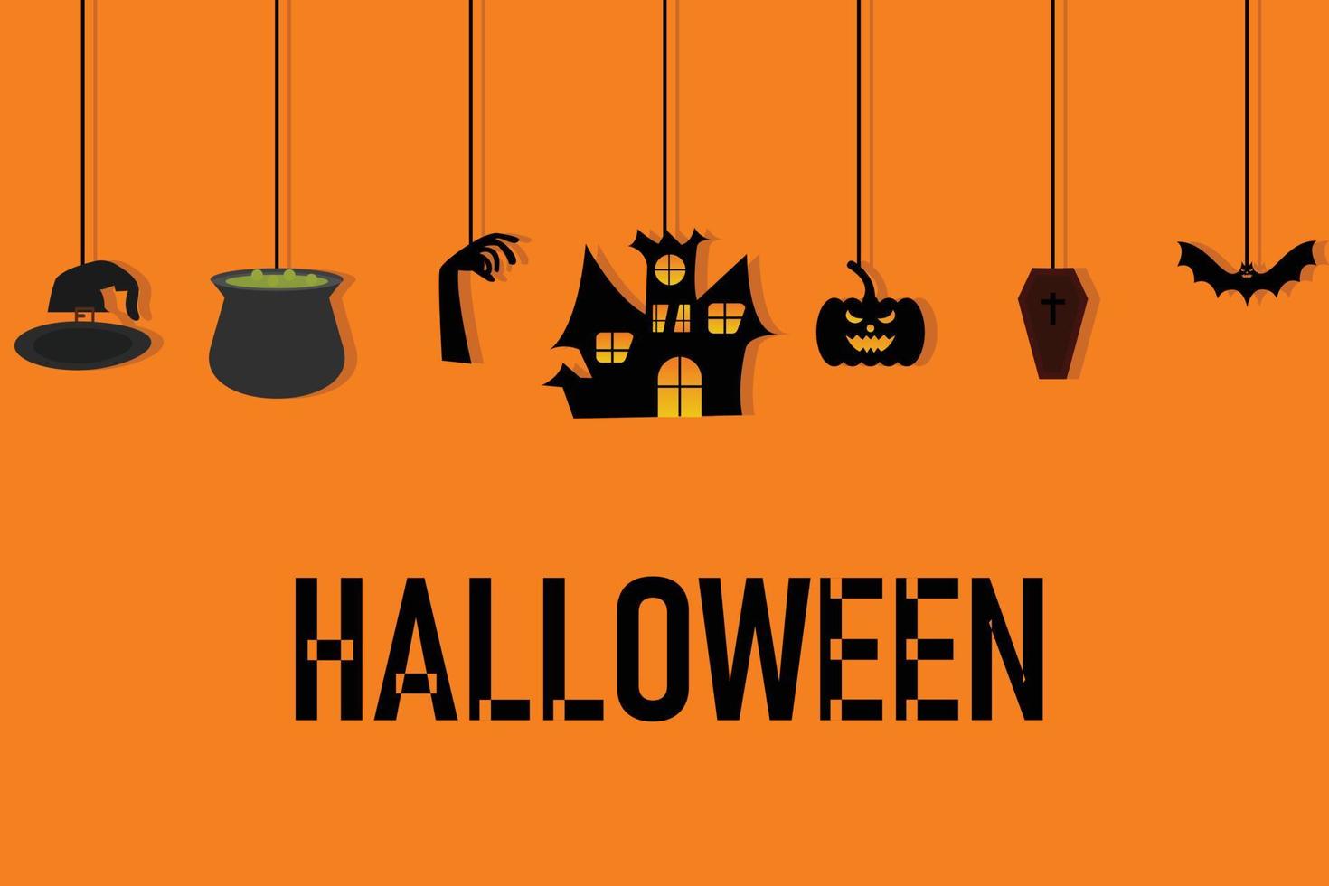 fondo de vector de halloween