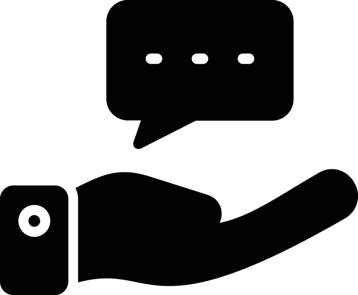 Advice Glyph Icon vector