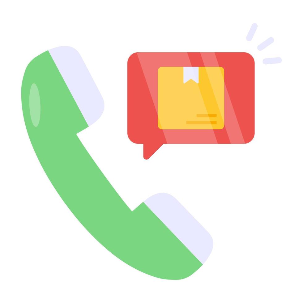 An icon design of logistic chat vector