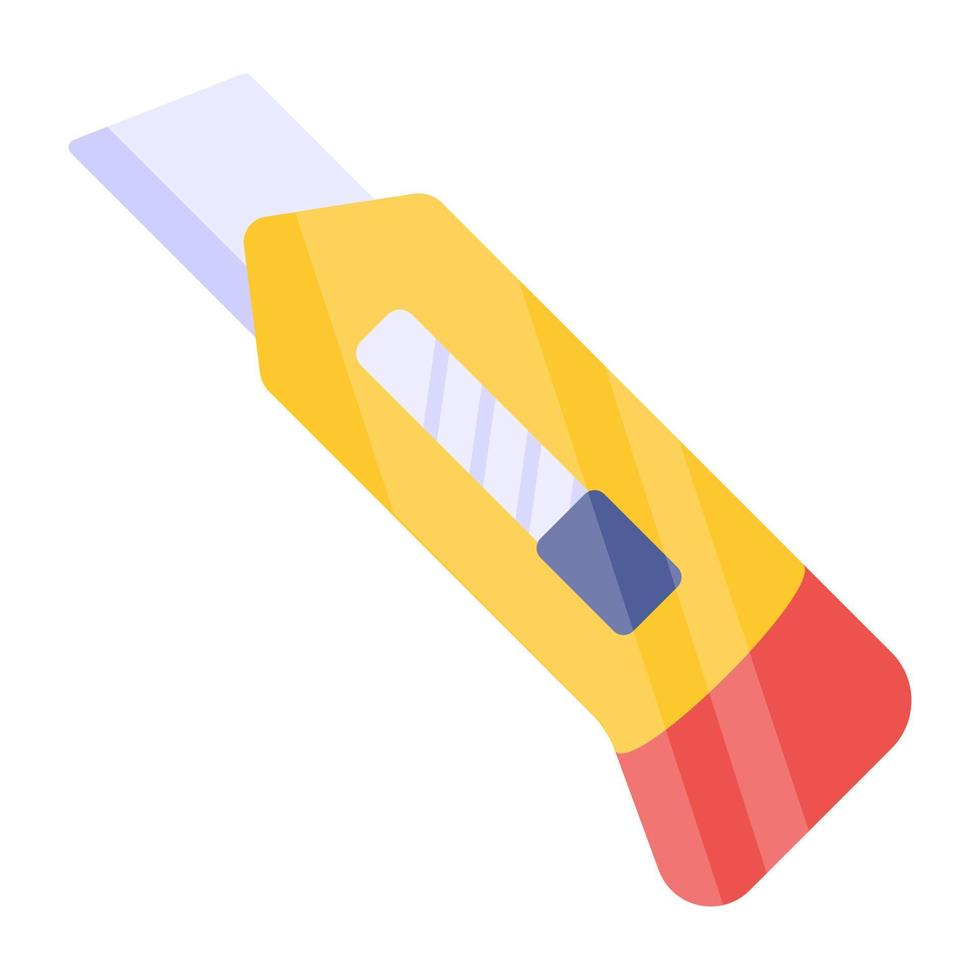 A creative design icon paper cutter vector