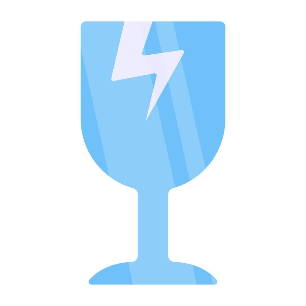 Vector design of fragile glass 9293109 Vector Art at Vecteezy