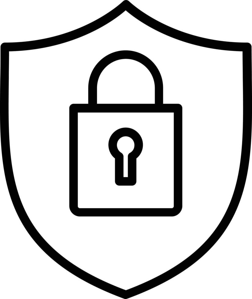 Security Vector Line Icon
