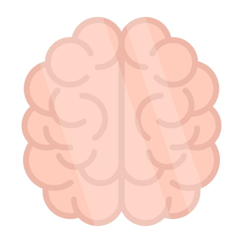 Modern design icon of brain vector