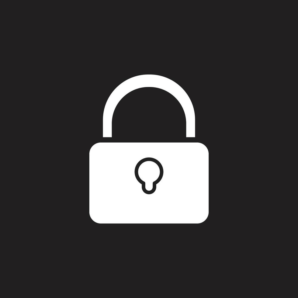 lock vector for website symbol icon presentation