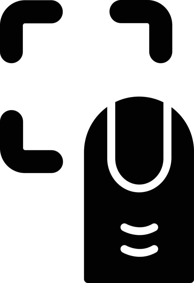 Touch Id Vector Glyph Icon