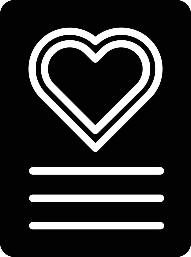 Heart Vector Glyph Icon
