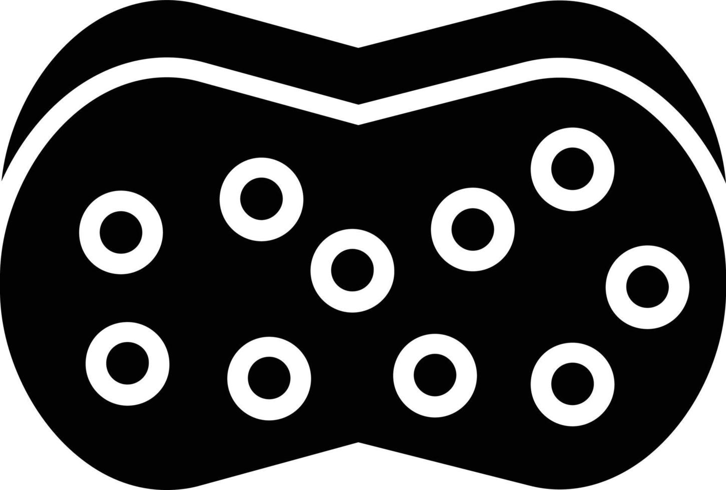Sponge Glyph Icon vector