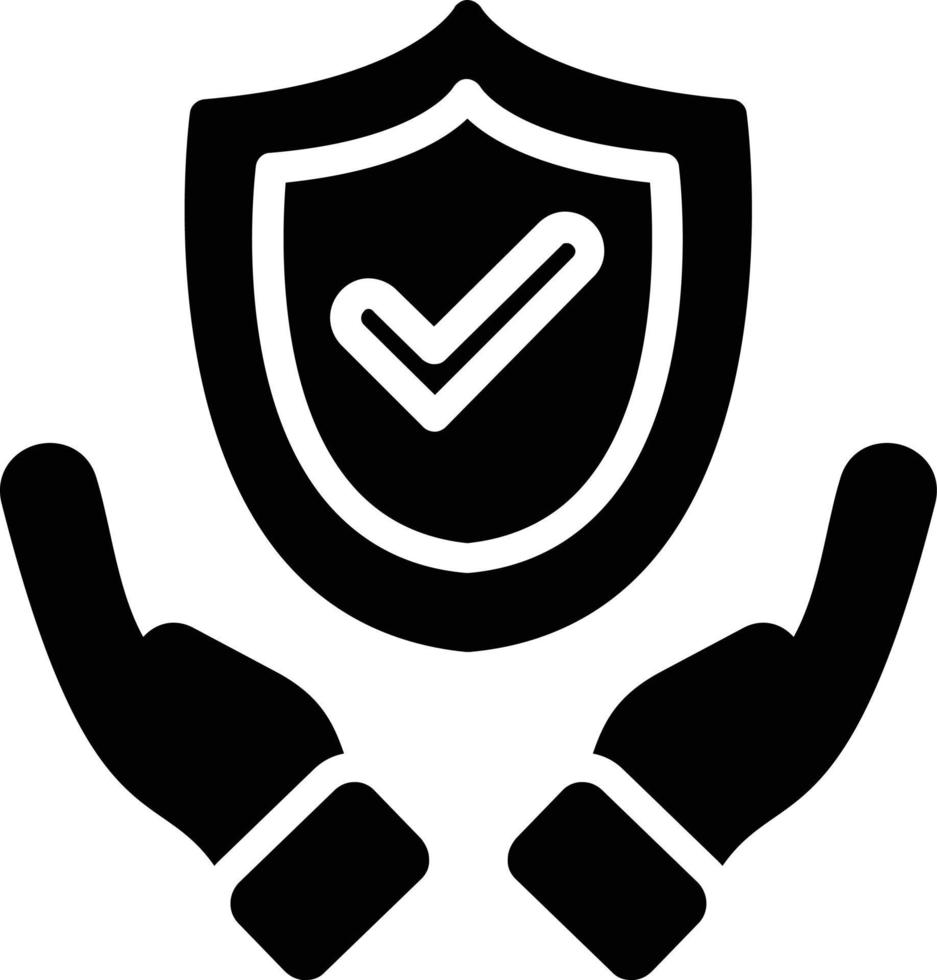 Trust Glyph Icon vector