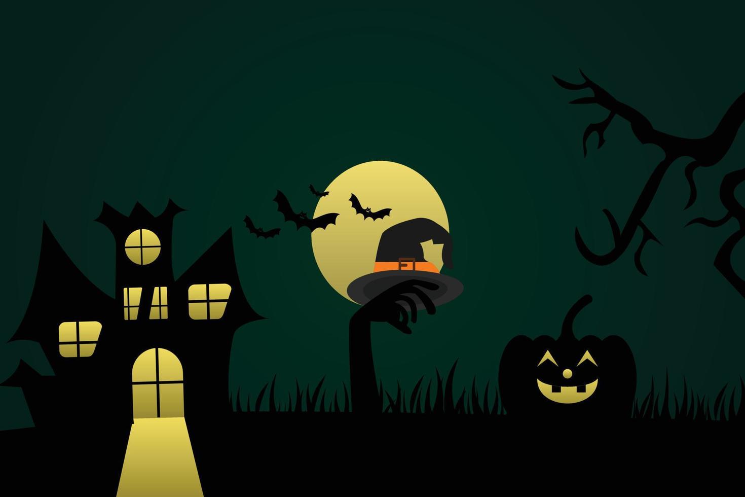 fondo de vector de halloween