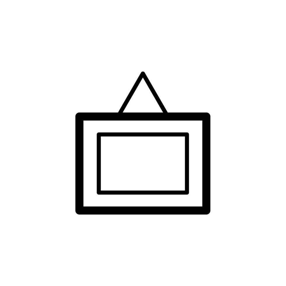wall frame vector for website symbol icon presentation
