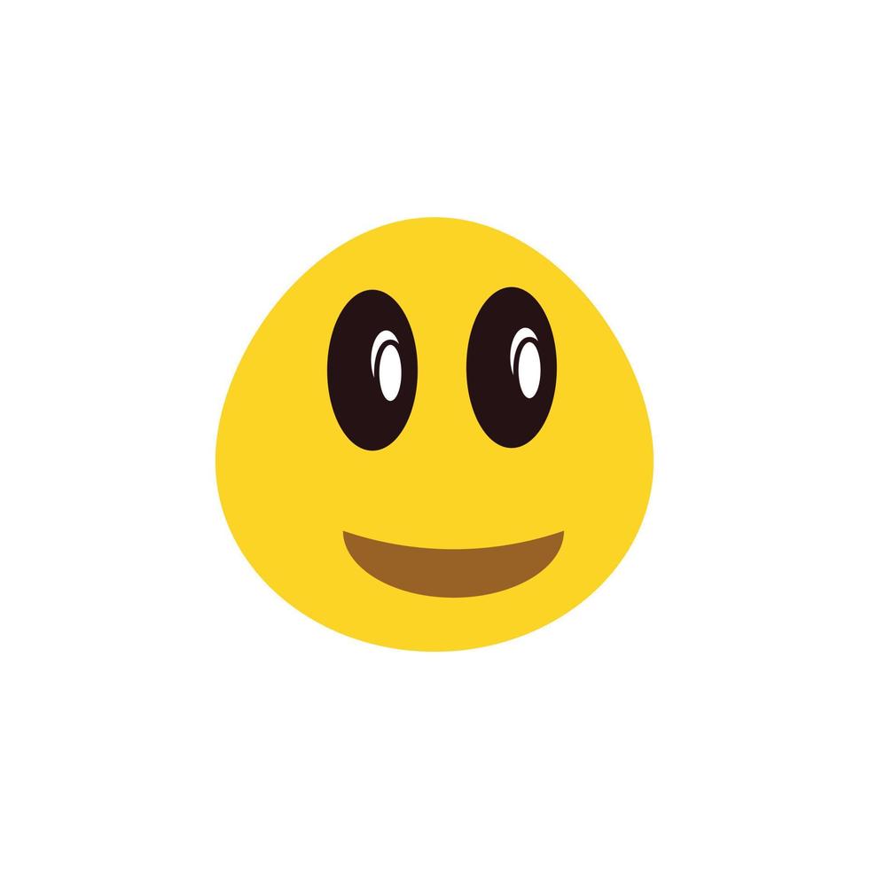 vector de cara emoji para presentación de icono de símbolo de sitio web