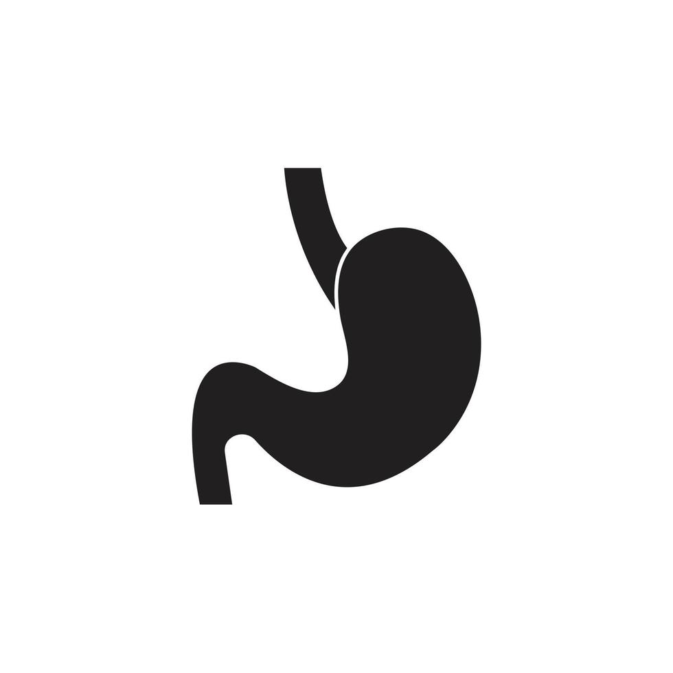 vector de estómago para presentación de icono de símbolo de sitio web