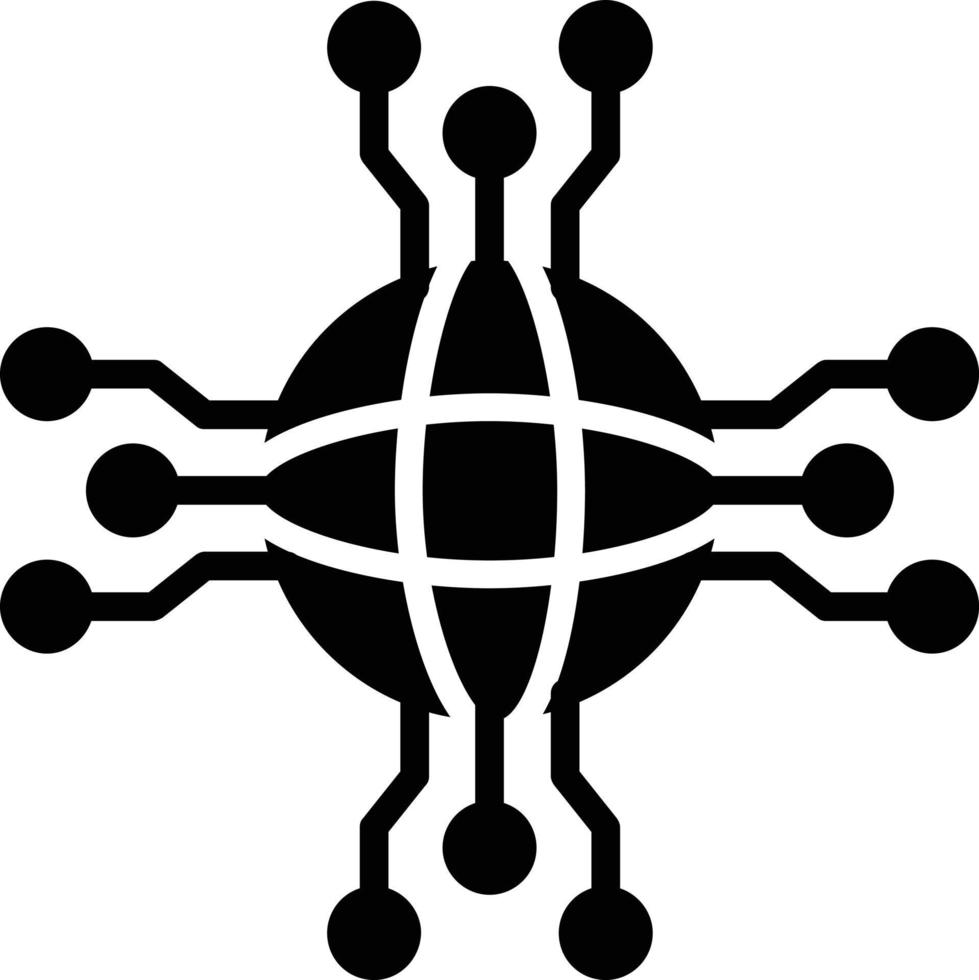 World Vector Glyph Icon