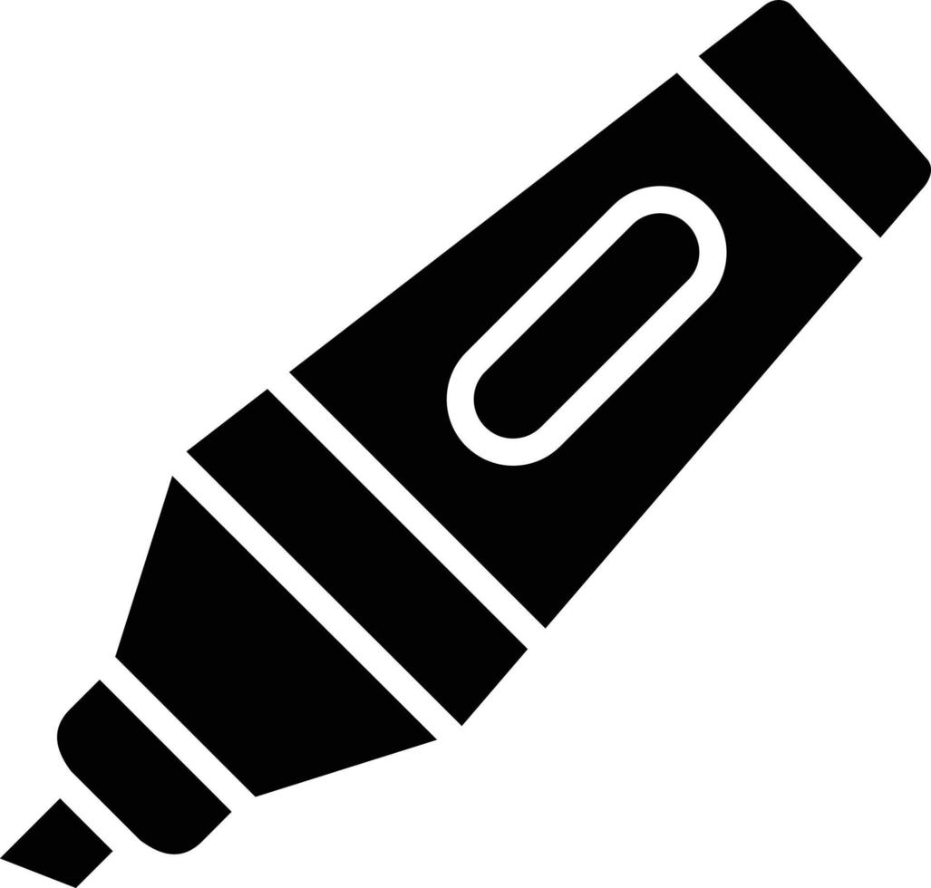 Marker Glyph Vector Icon