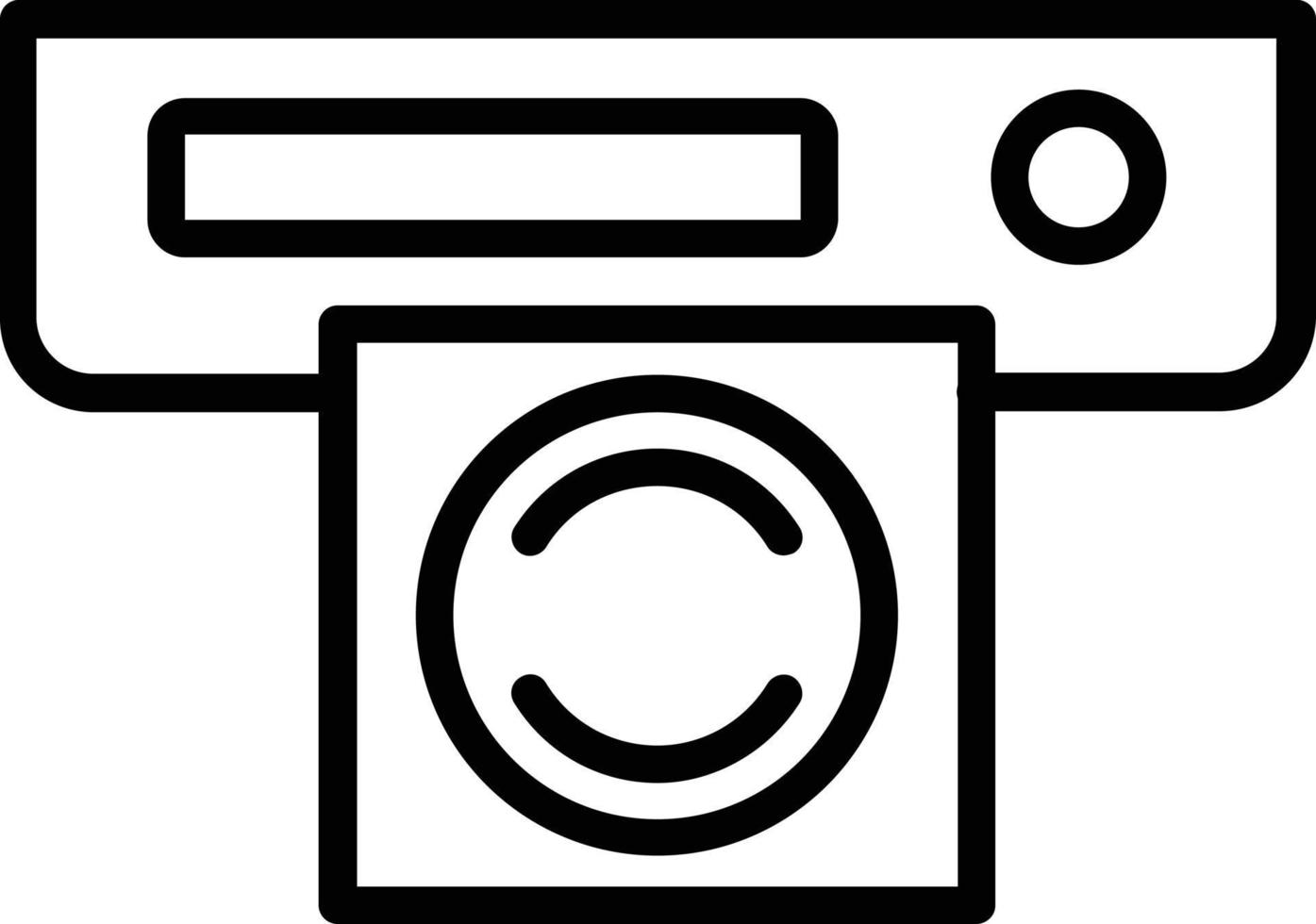 Cd Player Vector Line Icon
