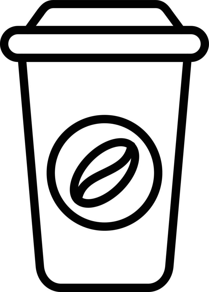 Coffee Vector Line Icon